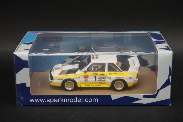 1:43 SPARK 43PP85 Audi Sport Quattro Pikes Peak winner M.Mouton 1985 #1