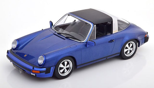 KKDC180681 KK Scale 1:18 Porsche 911 Carrera 3.0 Targa 1977 Blue Metallic