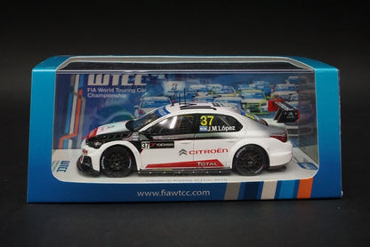 1:43 SPARK SPK-ES-1608 Citroen C-Elysee WTCC 2015 #37 Jose Maria Lopez model car