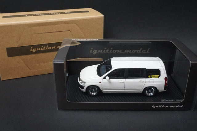 1:18 ignition model IG1644 Toyota Probox GL NCP51V White Hayashi-Wheel