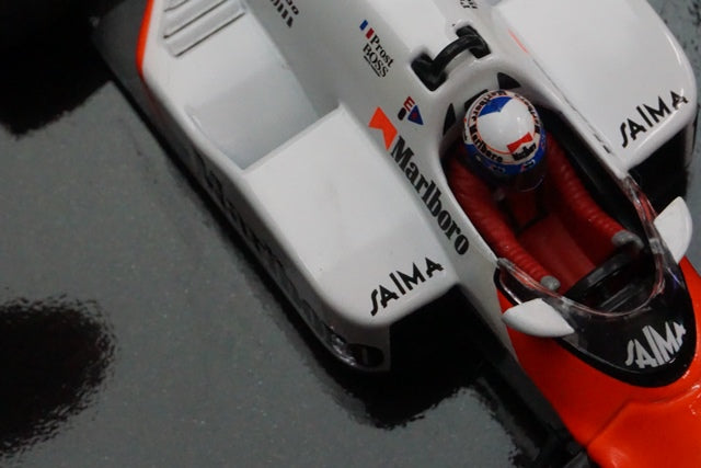 1:43 MINICHAMPS 402858601 World Champion Set 1 McLaren TAG Turbo MP4/2B 1985 #2 / MP4/2C 1986 #1