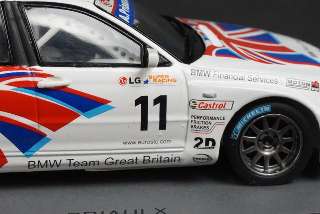 1:43 SPARK S0422 BMW 320 ETCC Champion 2004 #11 A.Priaulx model car