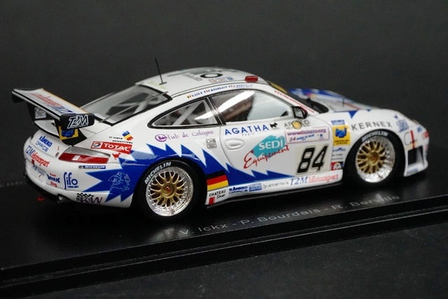 1:43 SPARK S5526 Porsche 911 996 GT3 RS-T2M Motorsport Le Mans 2003 #84