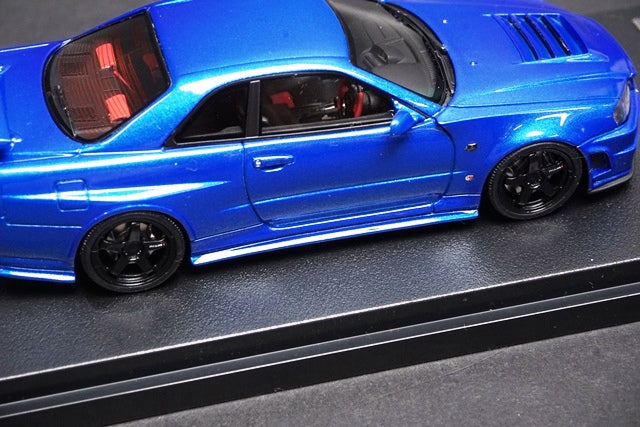 1:43 HPI 8376 MIRAGE Hobby Forum 2011 NISMO R34 GT-R Z Tune Bayside Blue