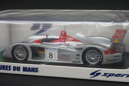 1:43 SPARK 43LM00 Audi R8 Audi Sport Team Joest Le Mans winner 2000 #8