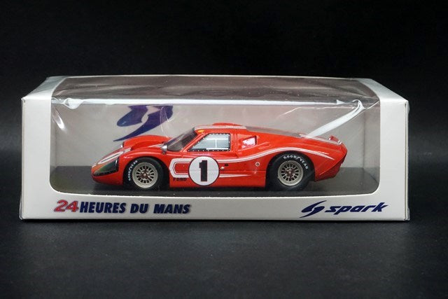 1:43 SPARK 43LM67 Ford GT Mk4 Le Mans 24h winner 1967 #1