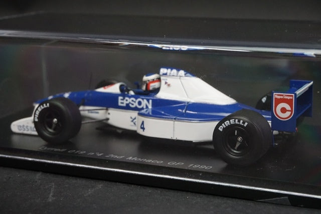 1:43 SPARK S1698 Tyrrell 019 2nd Monaco GP 1990 #4 J.Alesi