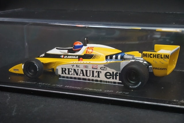 1:43 SPARK S1704 Renault RS11 French GP Winner 1979#15 J.P.Jabouille