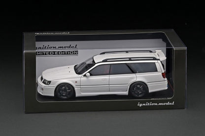 IG2889 ignition model 1:18 Nissan STAGEA 260RS (WGNC34) White With Engine