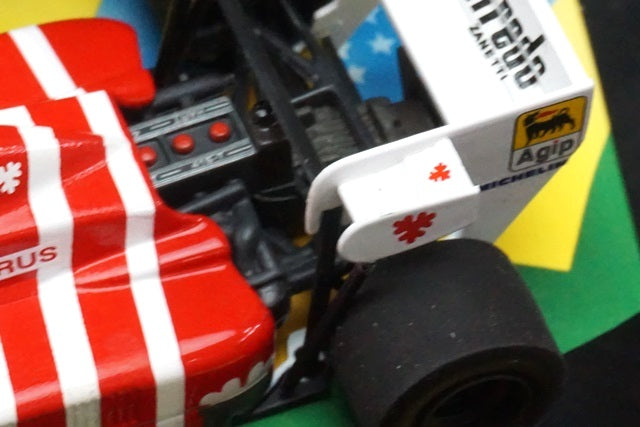 1:43 MINICHAMPS 540844329 Toleman Hart TG184 A.Senna Portuguese GP 1984 #19 ASC No.21