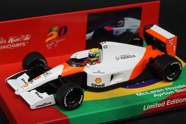 1:43 MINICHAMPS 413910001 McLaren Honda MP4/6 A.Senna 1991 #1