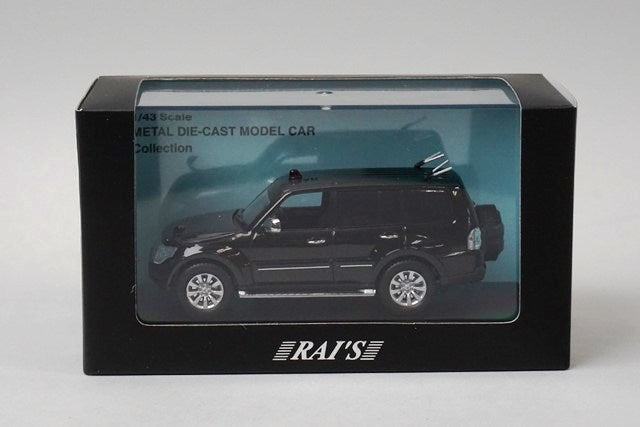 1:43 RAI'S H7431005 Mitsubishi Pajero 2010 Police Headquarters Security Dept. Guard Vehicle