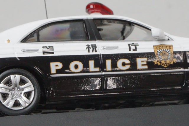 1:43 RAI'S H7430702 Toyota Crown (GRS180) 2007 Metropolitan Police Department Traffic Mobility Unit Vehicle