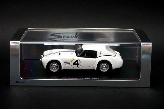 1:43 SPARK S1182 AC Cobra Le Mans LM 1963 #4 E.Hugus-P.Jopp