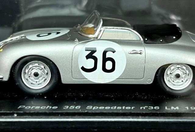 1:43 SPARK S1352 Porsche 356 Speedster Le Mans LM 1957 #36