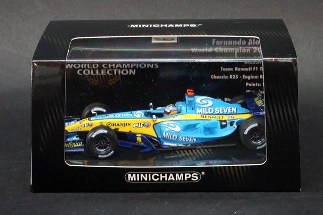 1:43 MINICHAMPS 436050005 Renault F1 Team R25 2005 World Champion #5 F.Alonso