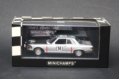 1:43 MINICHAMPS 430793914 Mercedes 450 SLC 5.0 Safari Rally West Africa 1979 #14 Mikkola/Hertz