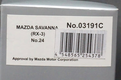 1:43 KYOSHO 03191C Mazda Savanna RX-3 #24