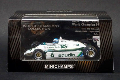 1:43 MINICHAMPS 436820106 Williams Ford FW08 World Champion K.Rosberg 1982 #6