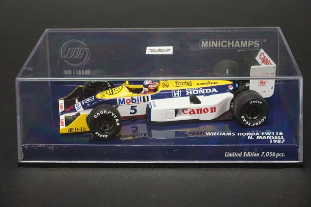 1:43 MINICHAMPS 400870005 Williams Honda FW11B N.Mansell 1987 #5