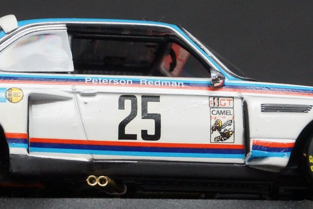 1:43 MINICHAMPS 430752925 BMW 3.5 CSL IMSA Sebring 12h Winner 1975 #25 Moffat/Stuck/Posey