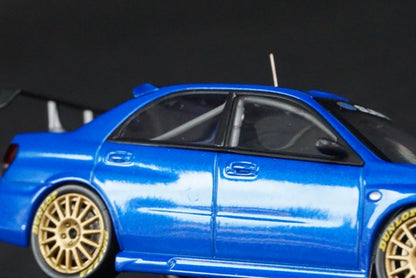 1:43 HPI 949 Subaru Barnacle Impreza 2006 Blue model car