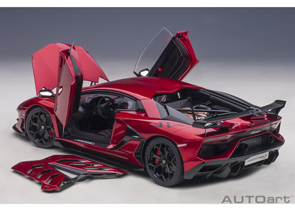 79177 AUTOart 1:18 Lamborghini Aventador SVJ Metallic Red