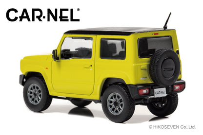 CN431803 CAR-NEL 1:43 Suzuki Jimny XC JB64W 2018 Kinetic Yellow / Black Roof