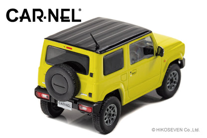 CN431803 CAR-NEL 1:43 Suzuki Jimny XC JB64W 2018 Kinetic Yellow / Black Roof