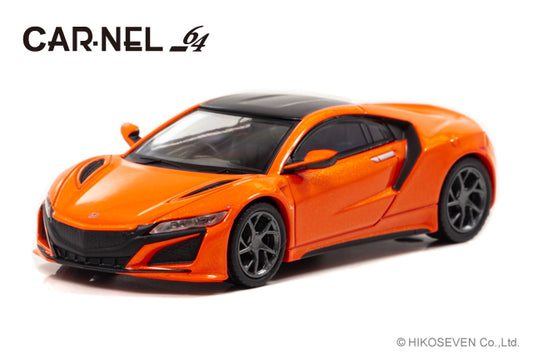 CN640021 CAR-NEL 1:64 Honda  NSX (NC1) 2019 Thermal Orange Pearl