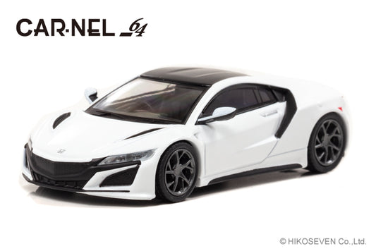 CN640022 CAR-NEL 1:64 Honda  NSX (NC1) 2019 130R White Model cars