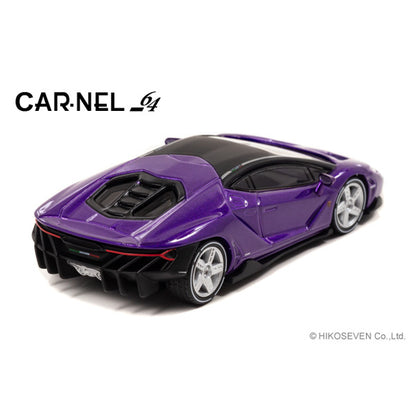 CN640026 CAR-NEL 1:64 Lamborghini Centenario (Violet) model cars