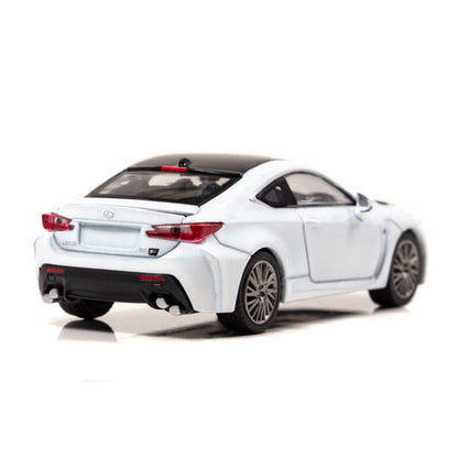 CN640032 CAR-NEL 1:64 Lexus RC F "Carbon Exterior Package" 2018 White Nova Glass Flake