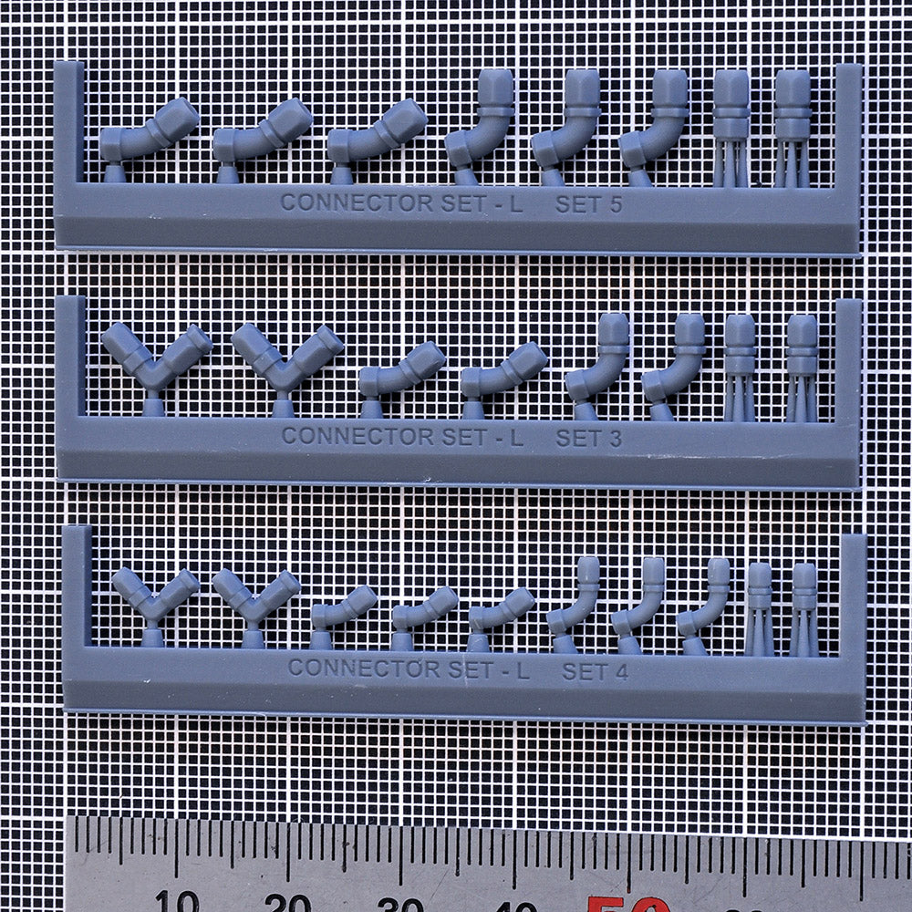 P1164 Model Factory HIRO Connector & Joint Set (L size) Detail Up Parts MFH