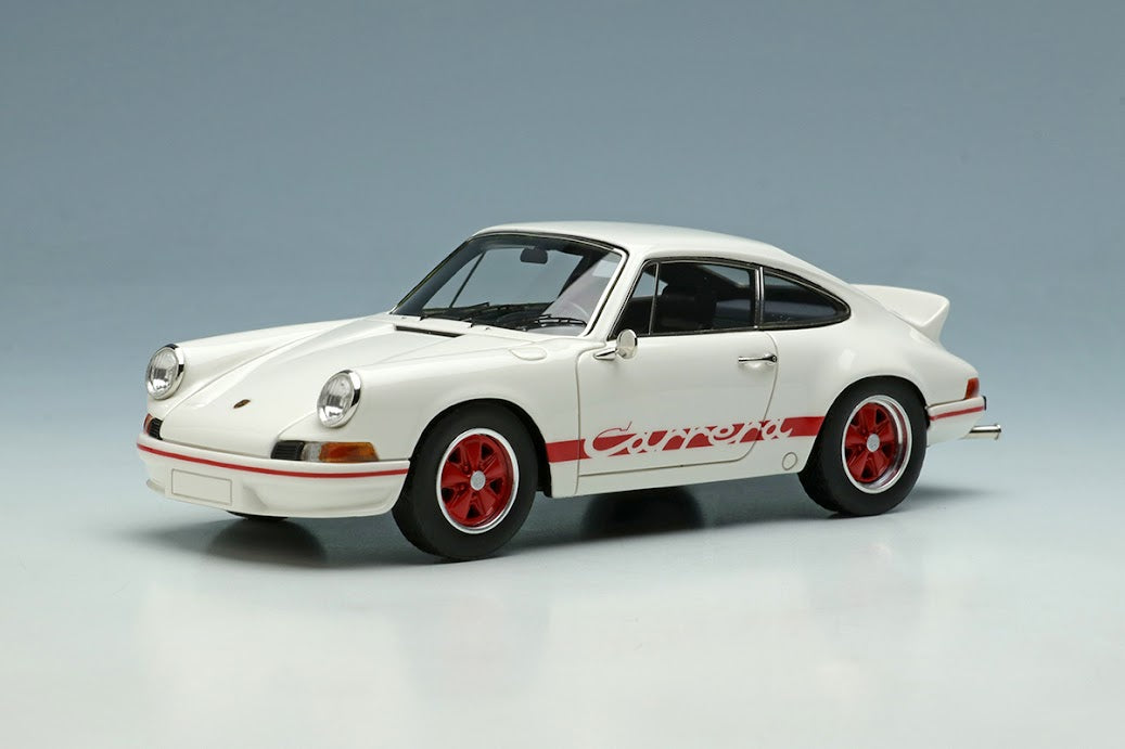 VM009A MakeUp VISION 1:43 Porsche 911 Carrera RS 2.7 1973 White/Red Stripes