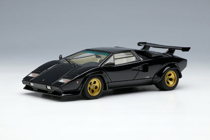 EM446E MakeUp EIDOLON 1:43 Lamborghini Countach LP5000S 1982 with Rear wing Black