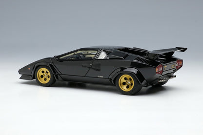 EM446E MakeUp EIDOLON 1:43 Lamborghini Countach LP5000S 1982 with Rear wing Black