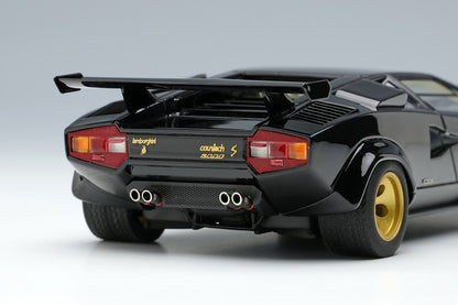 EM446E MakeUp EIDOLON 1:43 Lamborghini Countach LP5000S 1982 with Rear wing Black