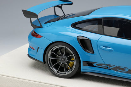 EML060B MakeUp EIDOLON 1:18 Porsche 911 991.2 GT3 RS 2018 Miami Blue