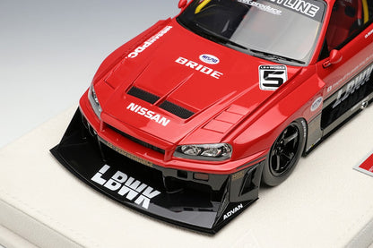 EML047 MakeUp EIDOLON 1:18 Nissan LB-ER34 Super Silhouette Skyline TOKYO AUTO SALON 2020