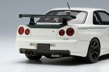 EM642 MakeUp EIDOLON 1:43 Nissan MINE'S Skyline GT-R (BNR34) V-spec N1 2021 (RAYS WHEELS)