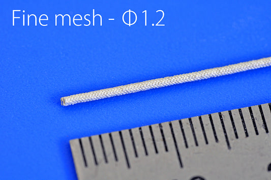 [Back-order] Model Factory HIRO P1170 NEW Metal Mesh Hose [ Fine mesh :1.2mm ] 89mm long x 5 pieces