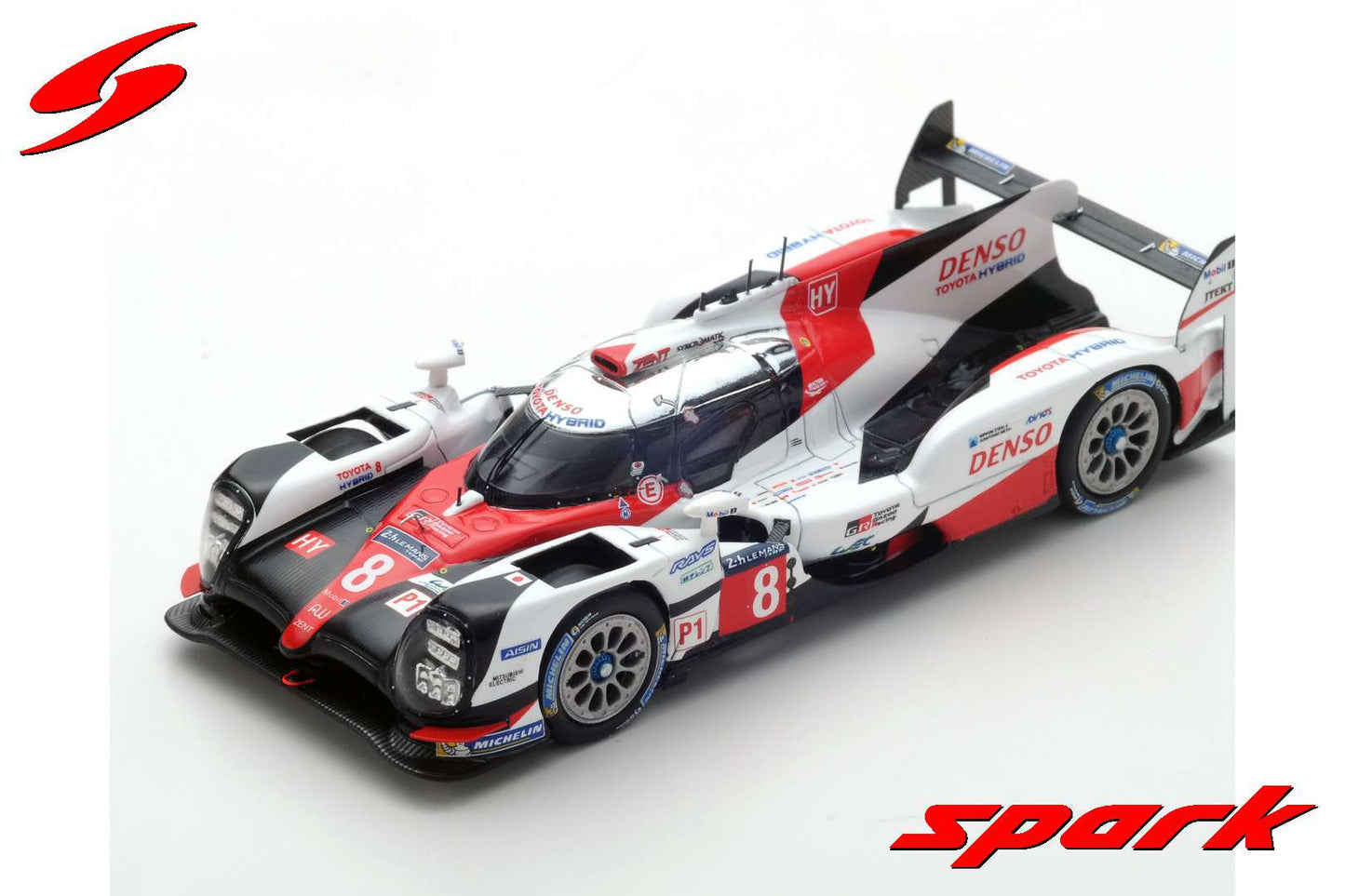 S5804 SPARK 1:43 TS050 Hybrid #8 LM 2017 Toyota Gazoo Racing Le Mans 2017