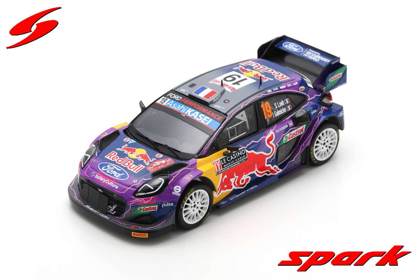 S6697 SPARK 1:43 Ford Puma Rally1 #19 M-SPORT World Rally Team Win Rally Monte Carlo 2022