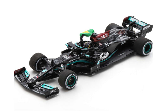 S7710 SPARK 1:43 Mercedes AMG Petronas F1 Team #44 F1 W12 E Performance Winner Brazilian GP Brazilian GP 2021 L. Hamilton