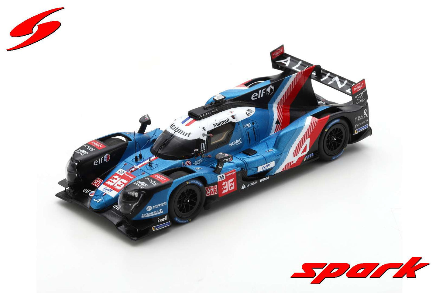 S8232 SPARK 1:43 A480 Gibson #36 Alpine Elf Matmut 3 24h Le Mans