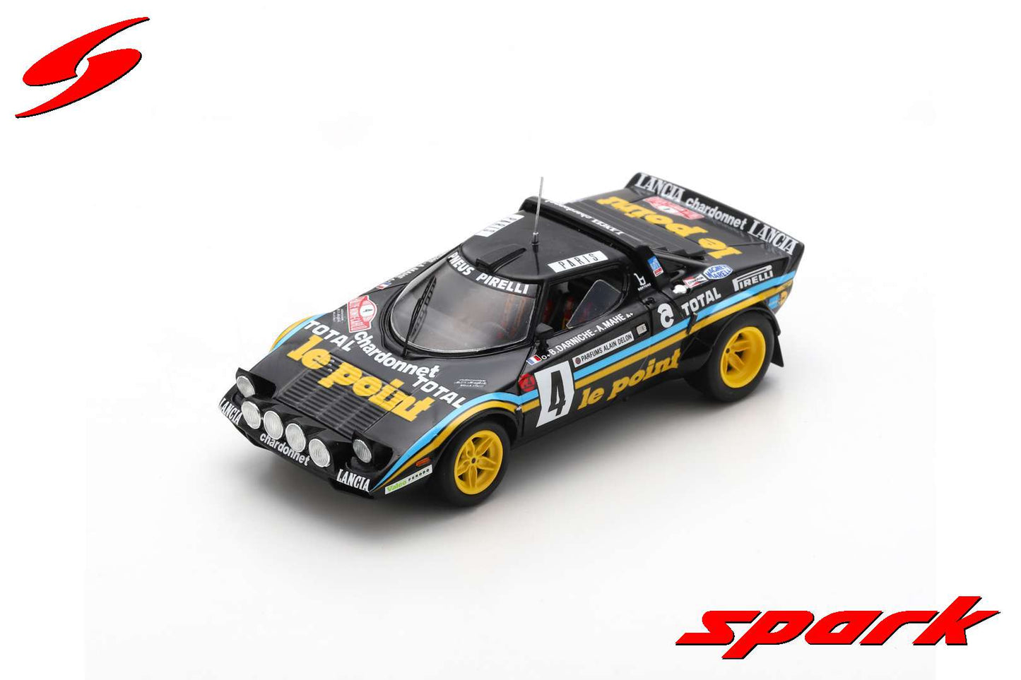 S9098 SPARK 1:43 No.4 Stratos Rally Monte Carlo 1981 Bernard Darniche Alain Mahe