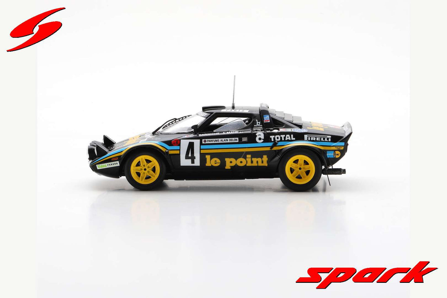 S9098 SPARK 1:43 No.4 Stratos Rally Monte Carlo 1981 Bernard Darniche Alain Mahe