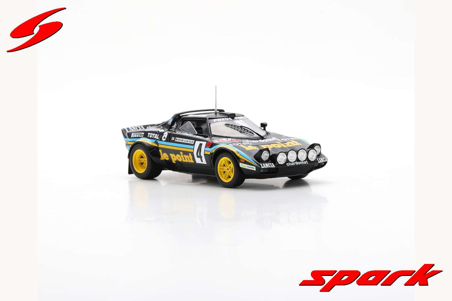 S9098 SPARK 1:43 No.4 Stratos Rally Monte Carlo 1981 Bernard Darniche Alain Mahe