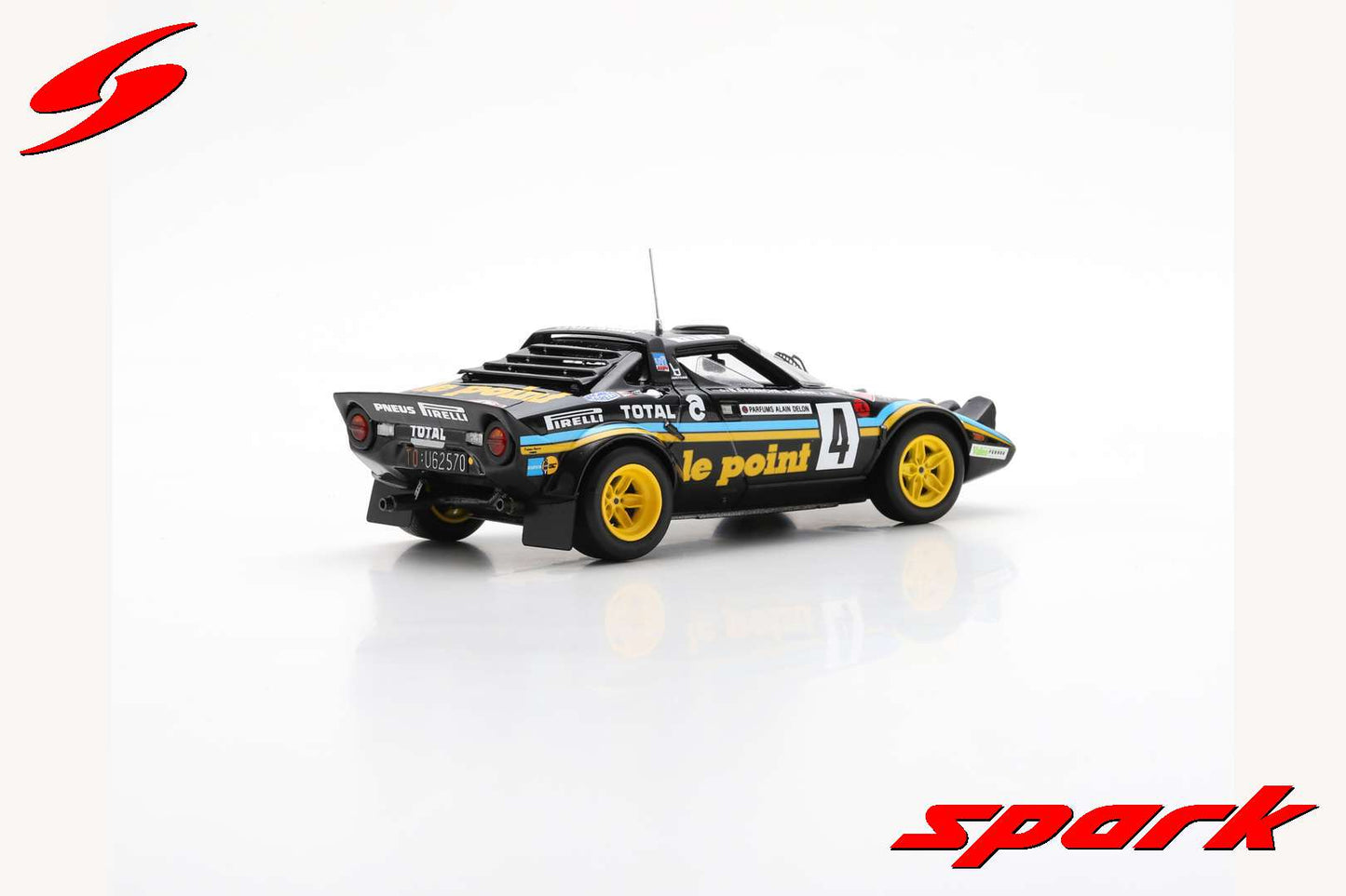 S9098 SPARK 1:43 No.4 Stratos Rally Monte Carlo 1981 Bernard Darniche Alain Mahe